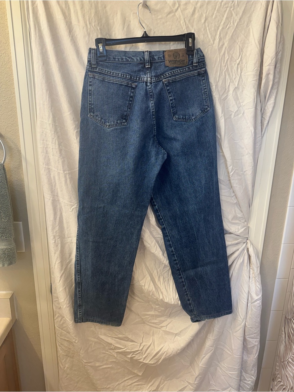 Vintage Men's Wrangler Five Star Premium Jeans Straight Medium Wash Size 28X29 - Picture 5 of 13